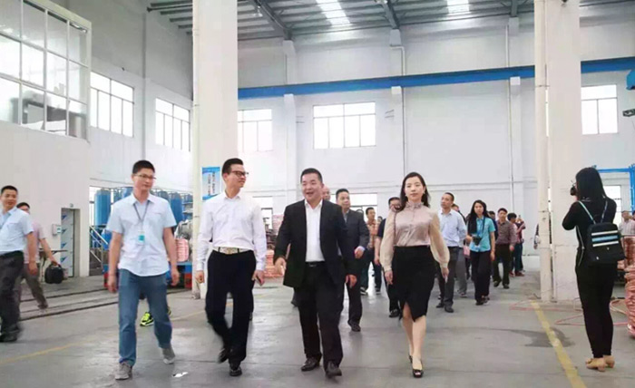 广东省客家商会会长温纯青率队走进常务副会长单位（美高梅集团4688am电缆）旅行交流